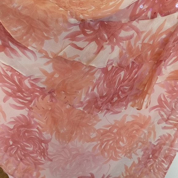 Dress beaded BCBy MaxAriza peach - Picture 2 of 10